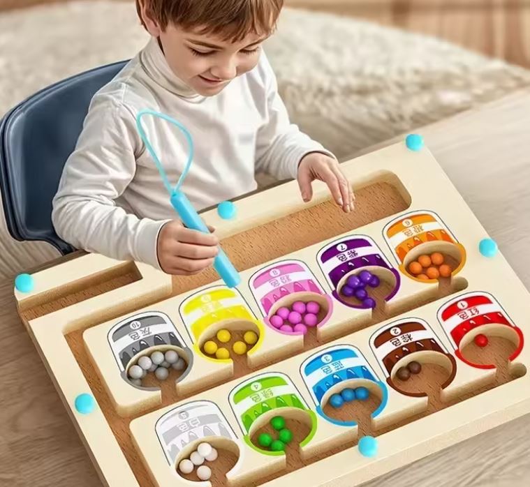 Planche Montessori Magnétique – Couleurs & Motricité