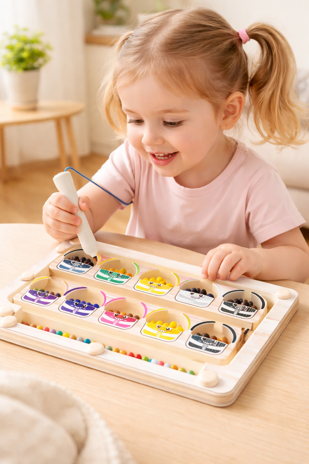 Planche Montessori Magnétique – Couleurs & Motricité