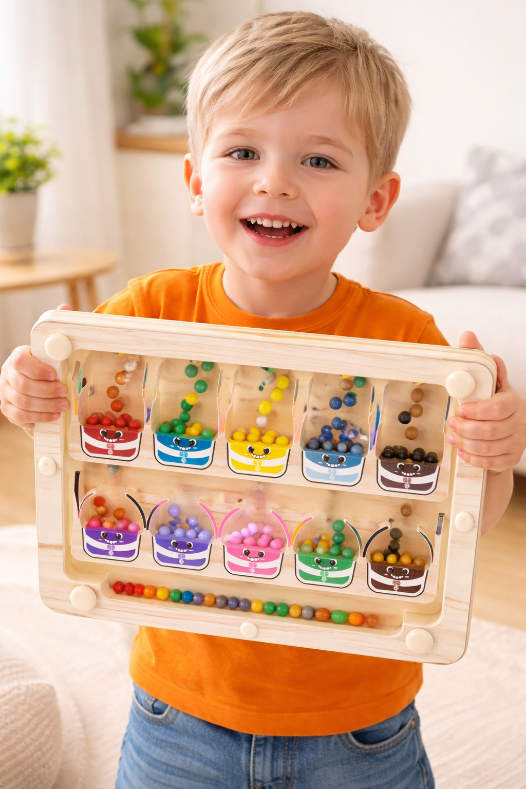 Planche Montessori Magnétique – Couleurs & Motricité